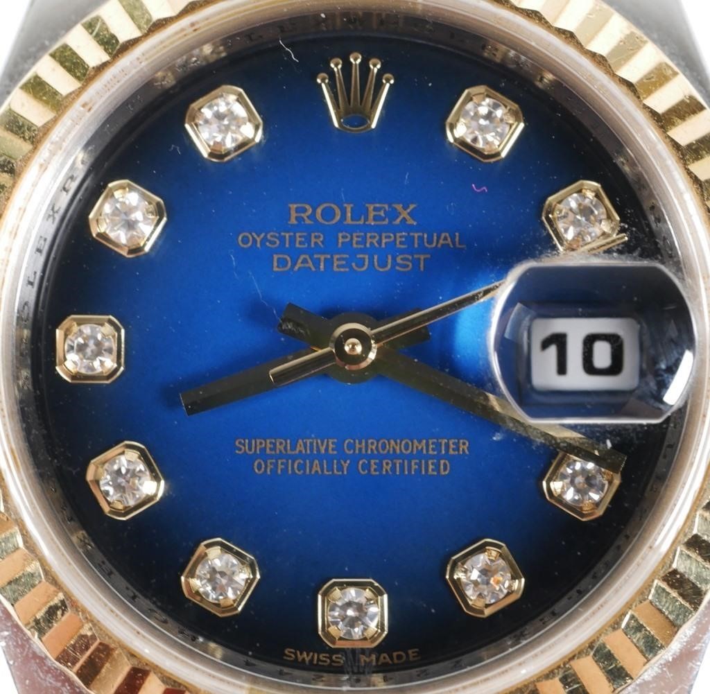 LADYS ROLEX OYSTER PERPETUAL DATE JUST