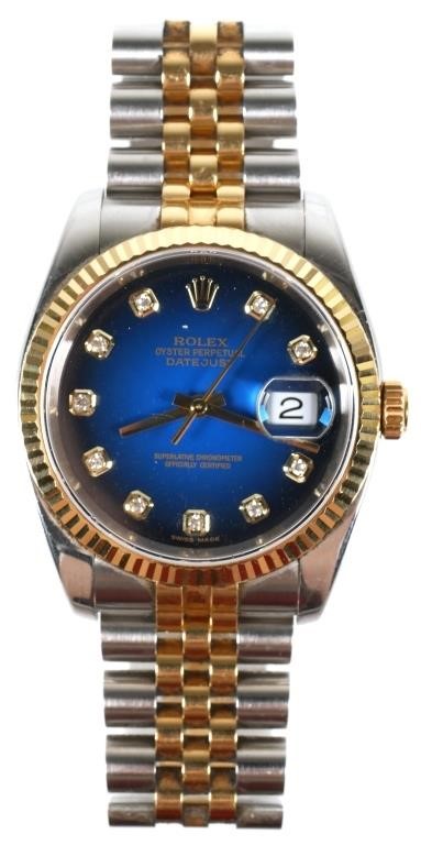 MENS ROLEX OYSTER PERPETUAL DATEJUST 3649e1