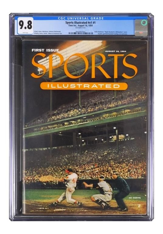 CGC 9 8 1954 SPORTS ILLUSTRATED 364a10