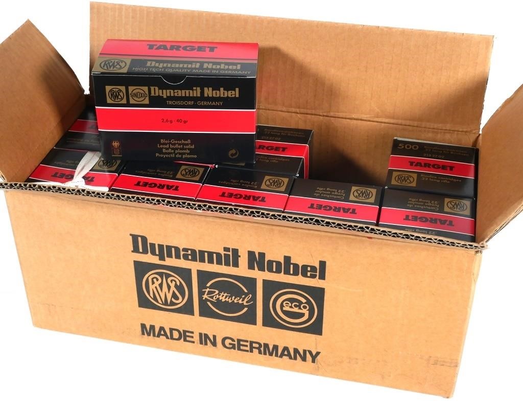 RWS 5000 ROUNDS DYNAMIT NOBEL 22 LR