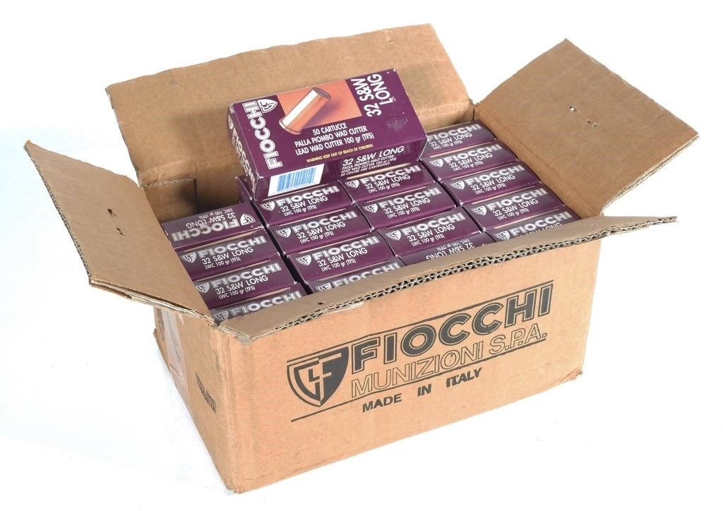 20 BOXES FIOCCHI 32 S&W LONG WAD CUTTER