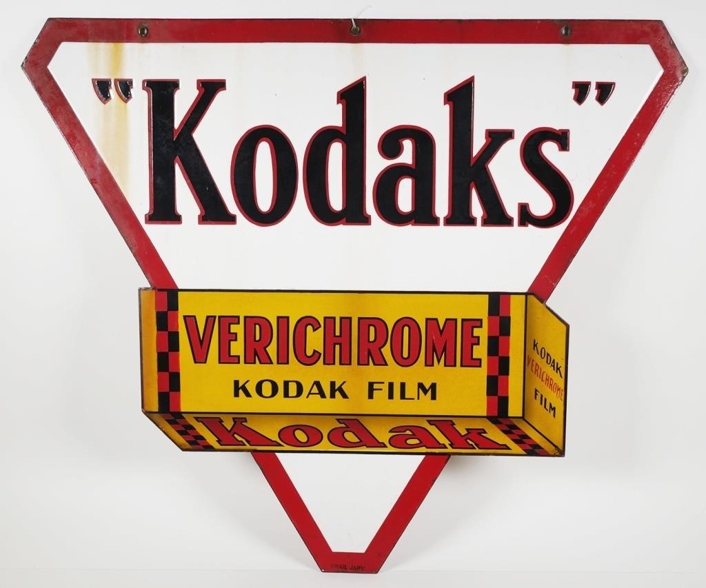 VINTAGE KODAK VERICHROME FILM PORCELAIN