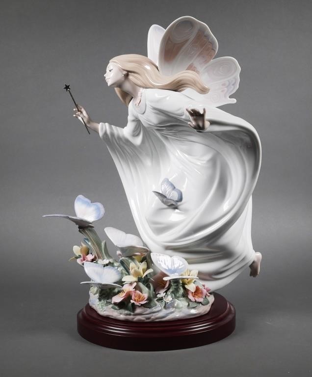 LLADRO FIGURINE FAIRY OF THE BUTTERFLIES 364a95