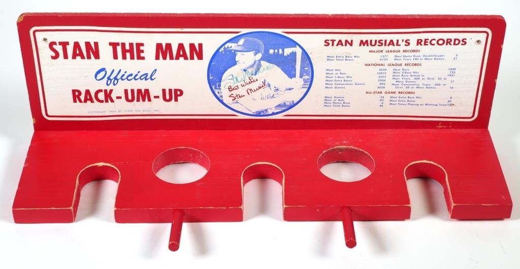 STAN MUSIAL SIGNED “STAN THE MAN”