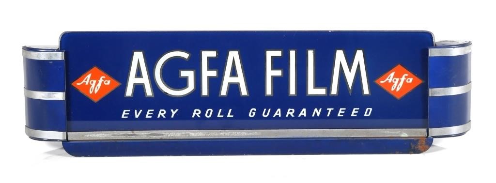 VINTAGE AGFA FILM LIGHTED SIGNAgfa