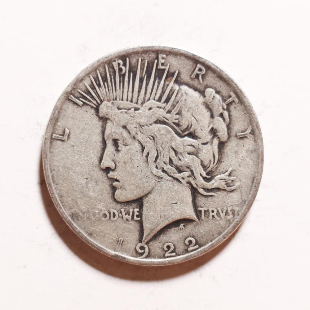 US PEACE DOLLAR 1922 PUS Peace