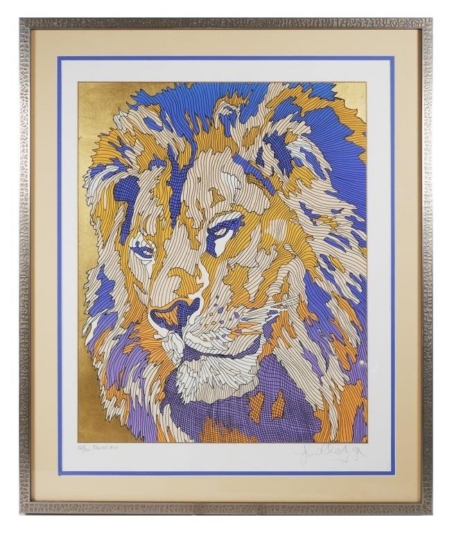 GUILLAUME AZOULAY SIMBA THE LIONSerigraph 364b8c