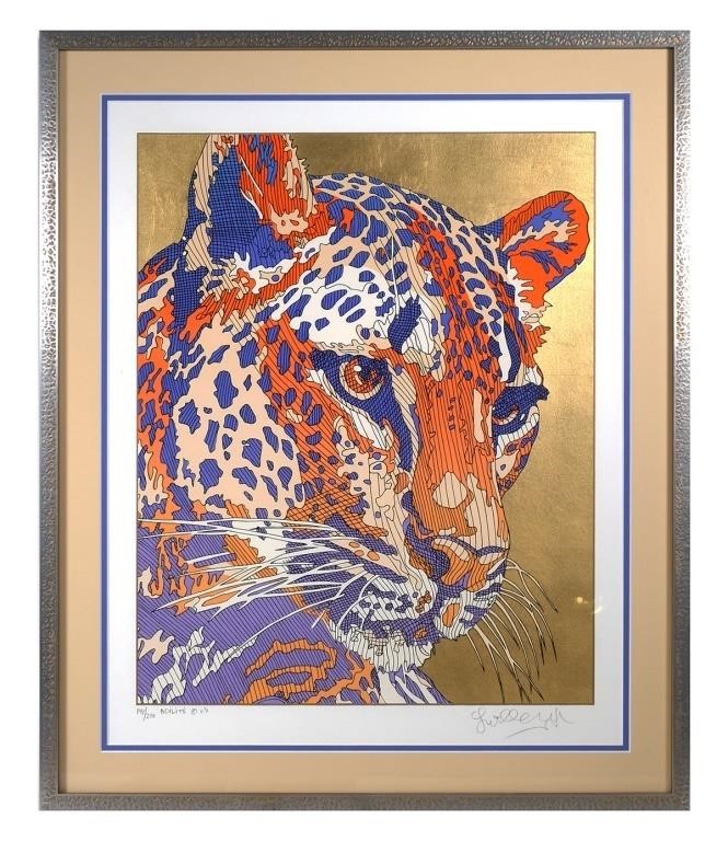 GUILLAUME AZOULAY, THE LEOPARDSerigraph