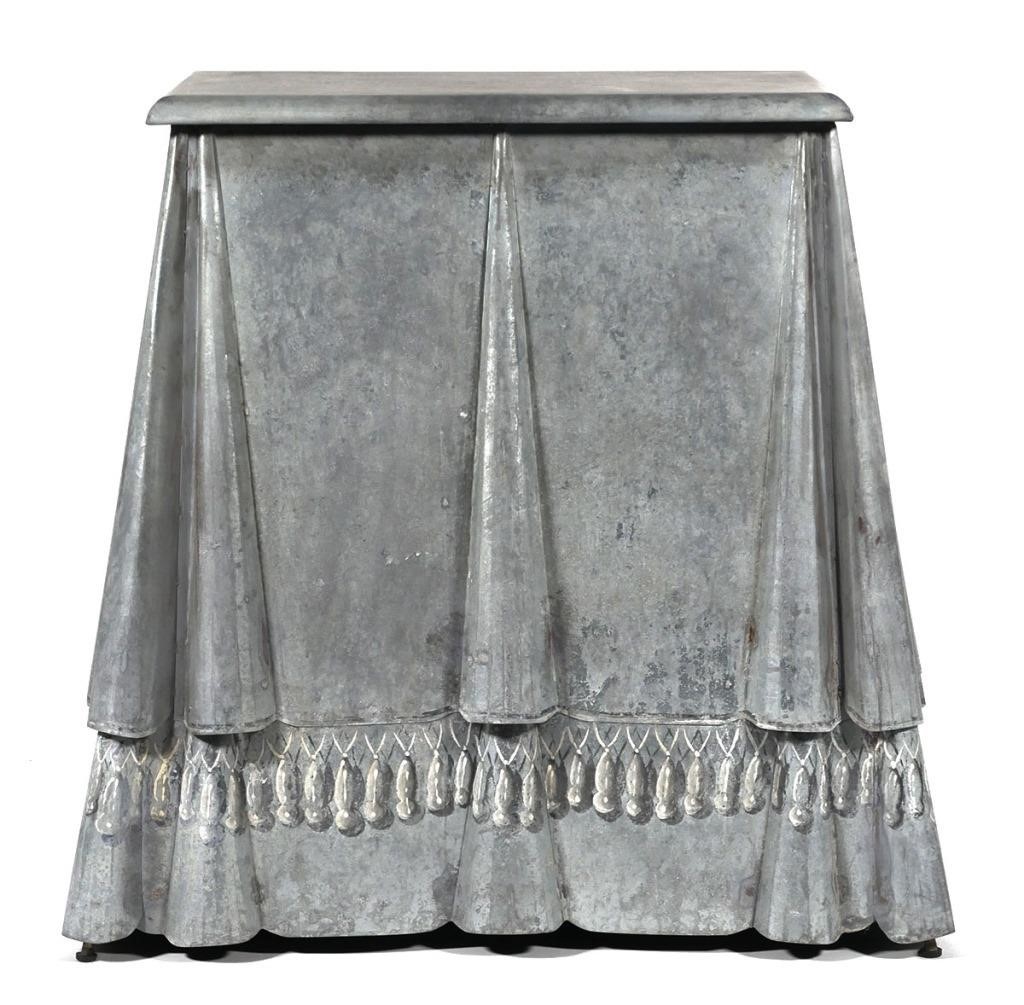 BIJOU DRAPE METAL CONSOLE TABLEMade 364bc0