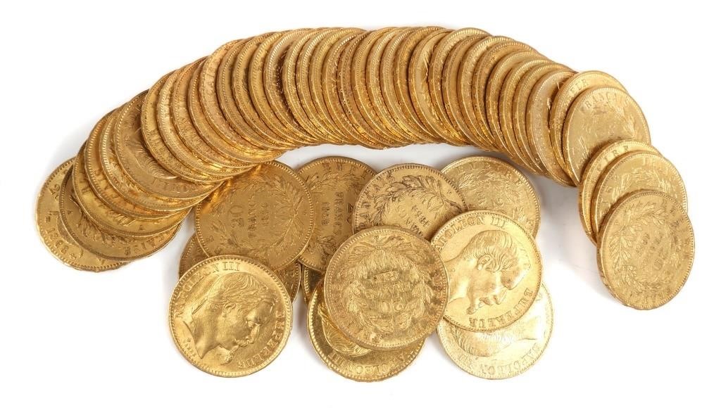 50 FRANCE GOLD COINS 20F 20 FRANCS50 364bc3