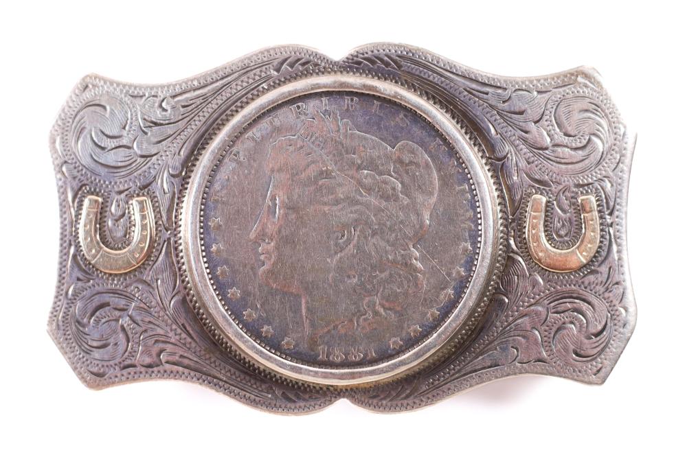 1881 MORGAN SILVER DOLLAR BELT