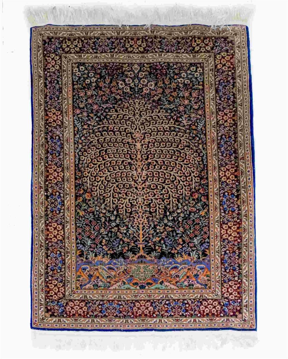 PERSIAN SILK & WOOL TREE OF LIFE