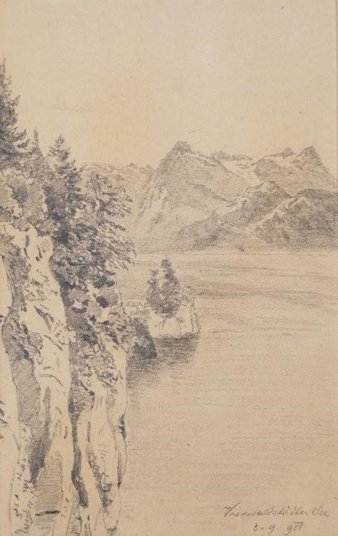 EARLY 20TH CENTURY LAKE LUCERNE