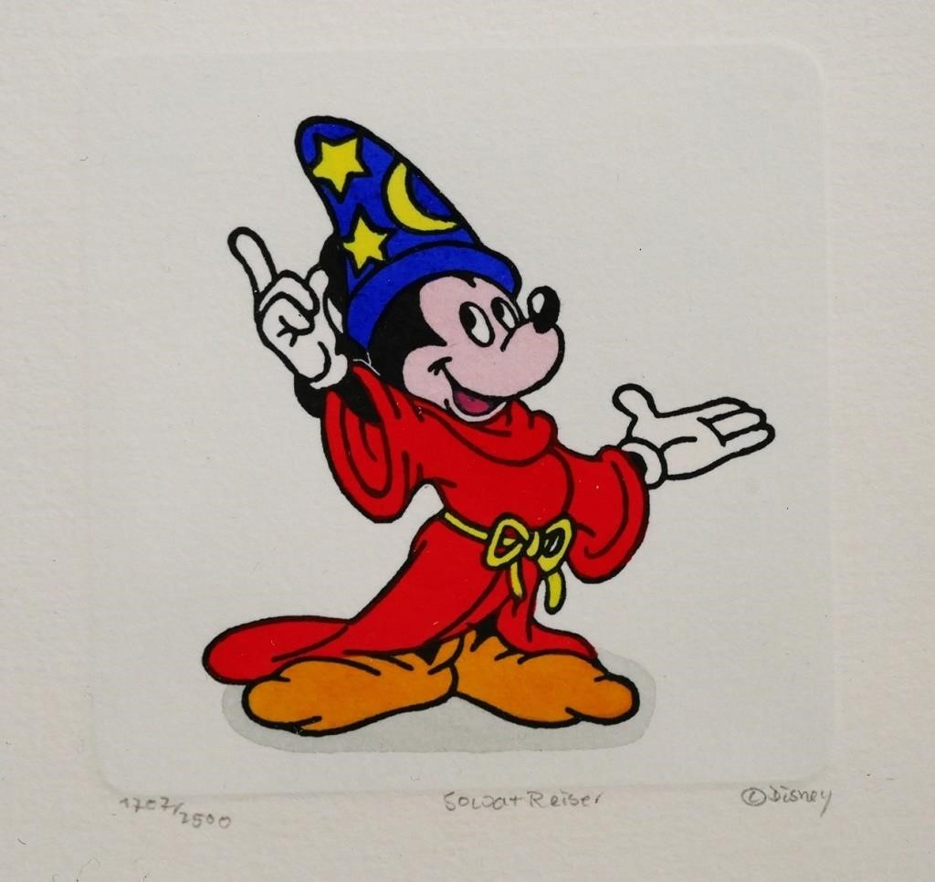 MICKEY MOUSE FANTASIA ETCHINGLimited 364cb6