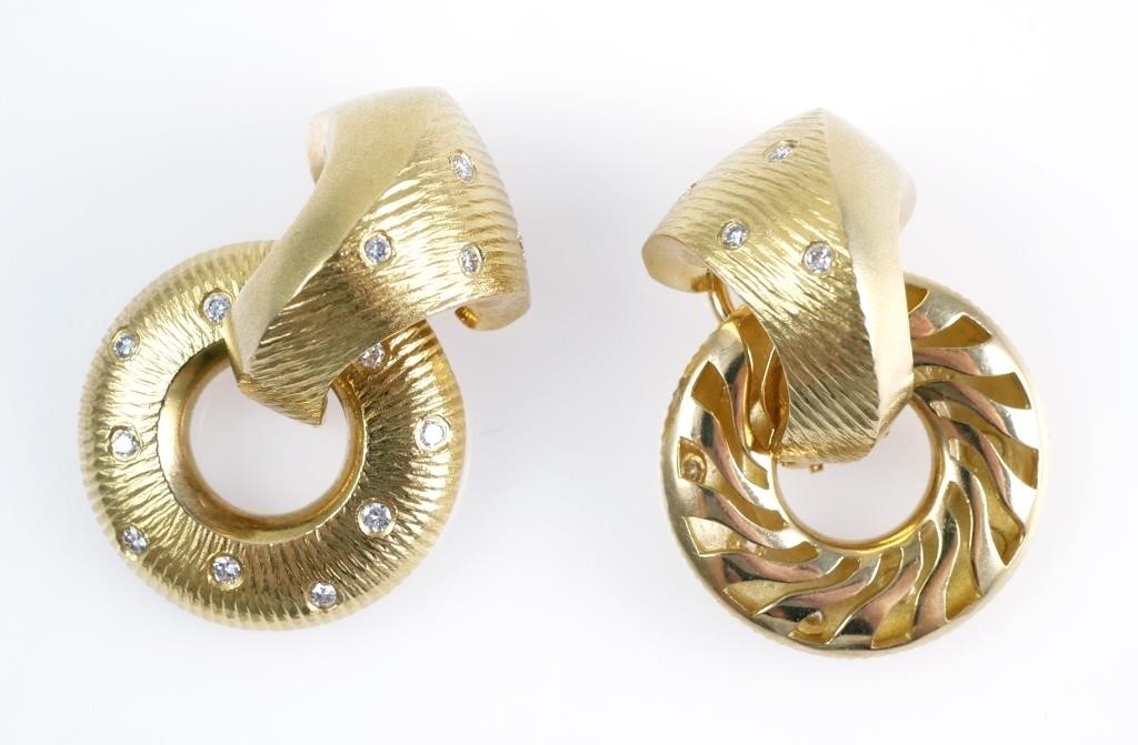 PAIR 18K PAUL MORELLI ETERNITY