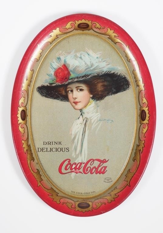 ANTIQUE 1910 COCA COLA  OVAL CHANGE