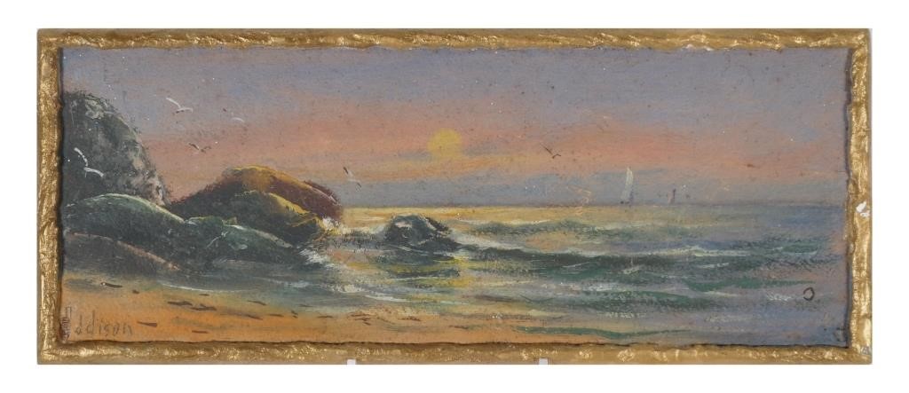 W C ADDISON OIL ON BOARD FLORIDA 364dda