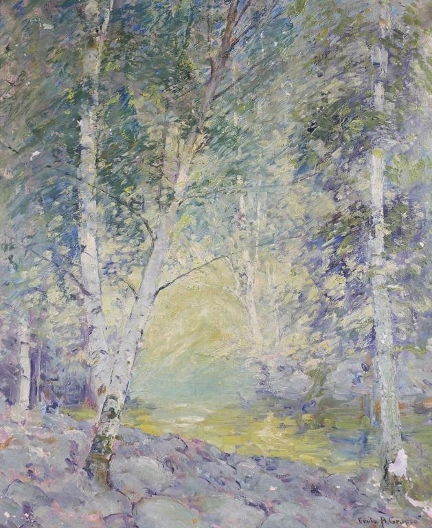 EMILE A. GRUPPE, FOREST LANDSCAPEOil