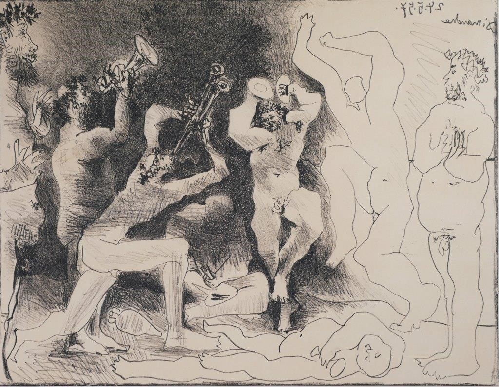 PABLO PICASSO, "LA DANSE DES FAUNES"