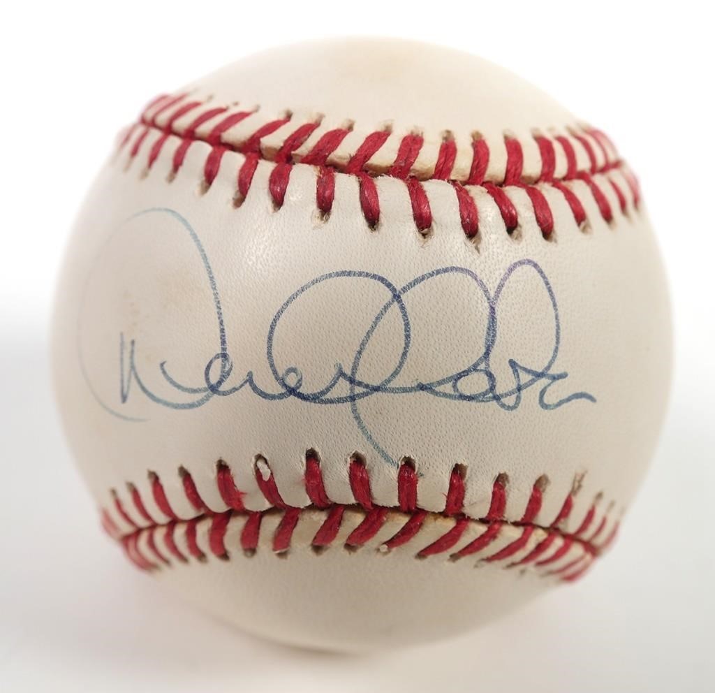 DEREK JETER 1996 SIGNED BASEBALL 364e42