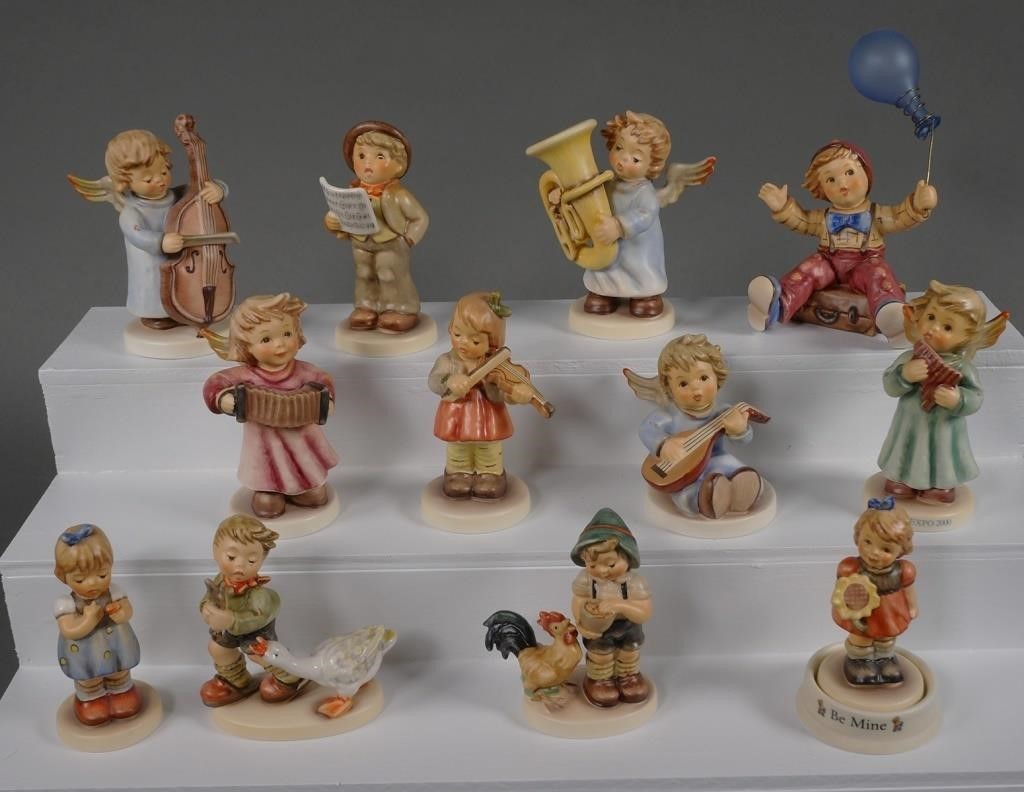  12 HUMMEL FIGURINES TMK8Collection 36501b