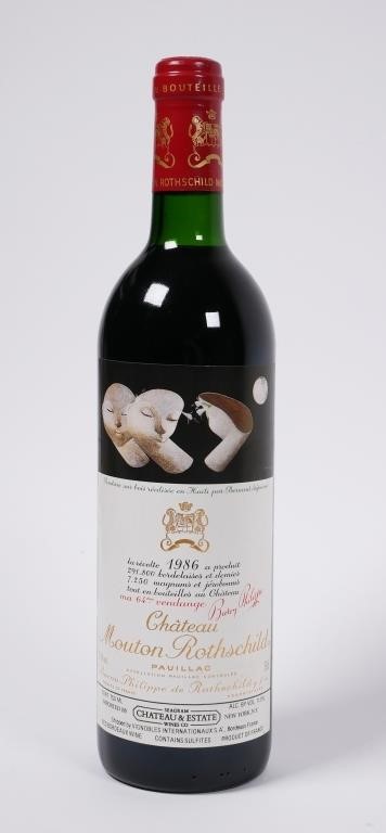 WINE: 1986 CHATEAU MOUTON ROTHSCHILD