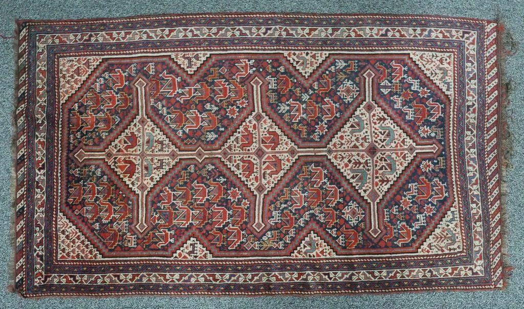 HAND KNOTTED TRIBAL RUGHand knotted 3650f8