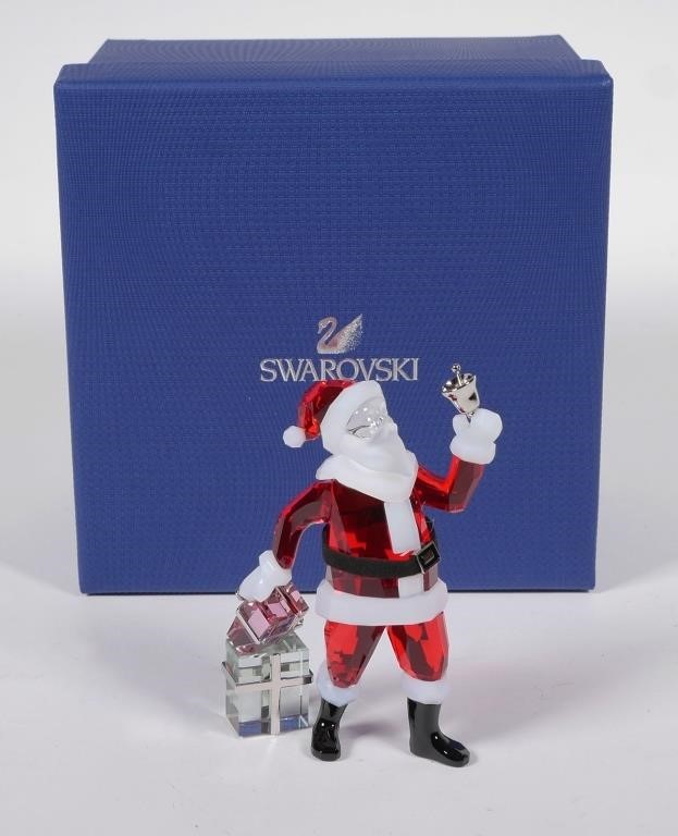 SWAROVSKI CRYSTAL SANTA CLAUS FIGURINERetired