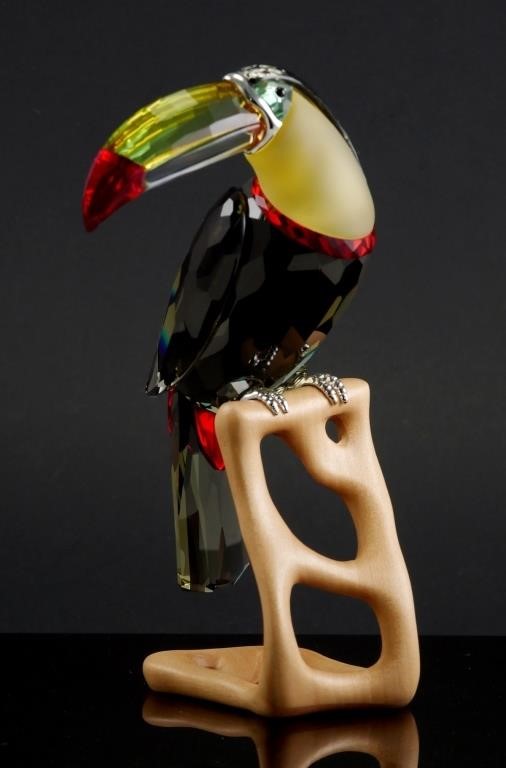 SWAROVSKI CRYSTAL TOUCAN BLACK 3651a2