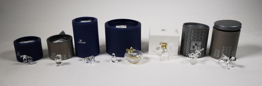 (9) SWAROVSKI CRYSTAL ANIMALSGroup of