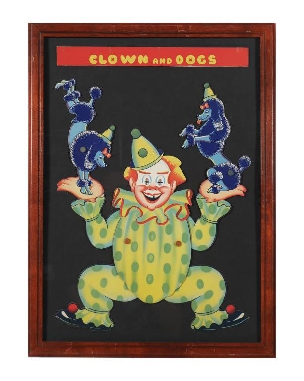 ANTIQUE CIRCUS LITHOGRAPH TOY  3651fc