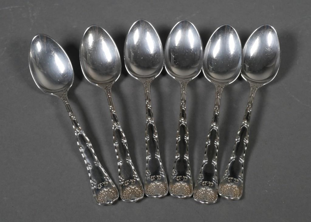 TIFFANY CO STERLING SPOONS WAVE 365224