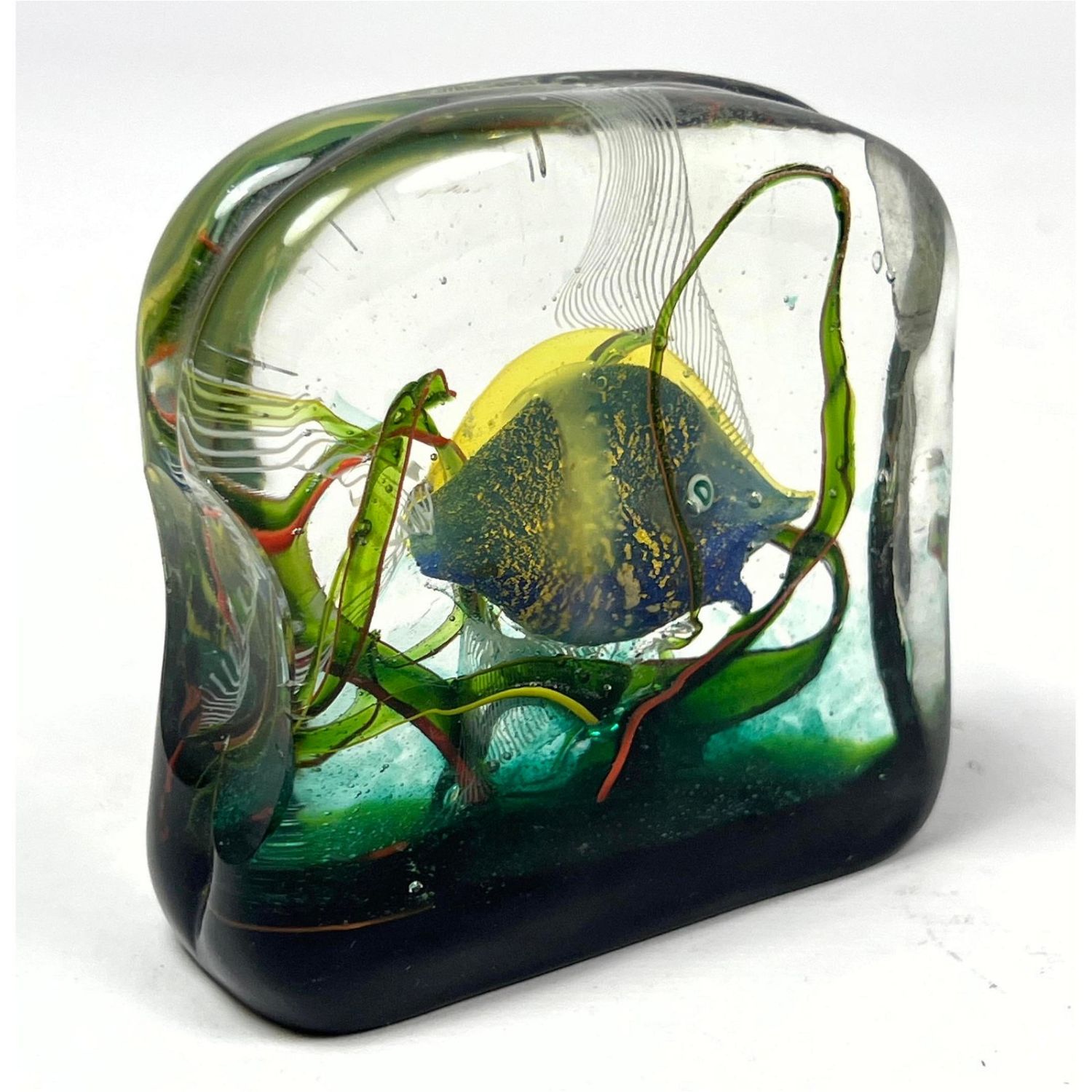 CENEDESE Murano Art Glass Fish Paperweight.