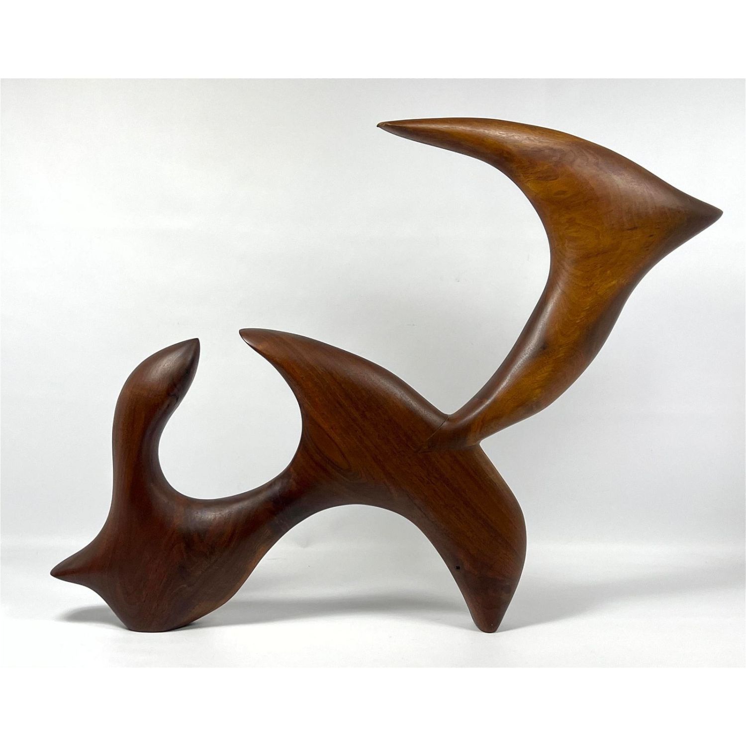 Large Modernist Abstract Carved