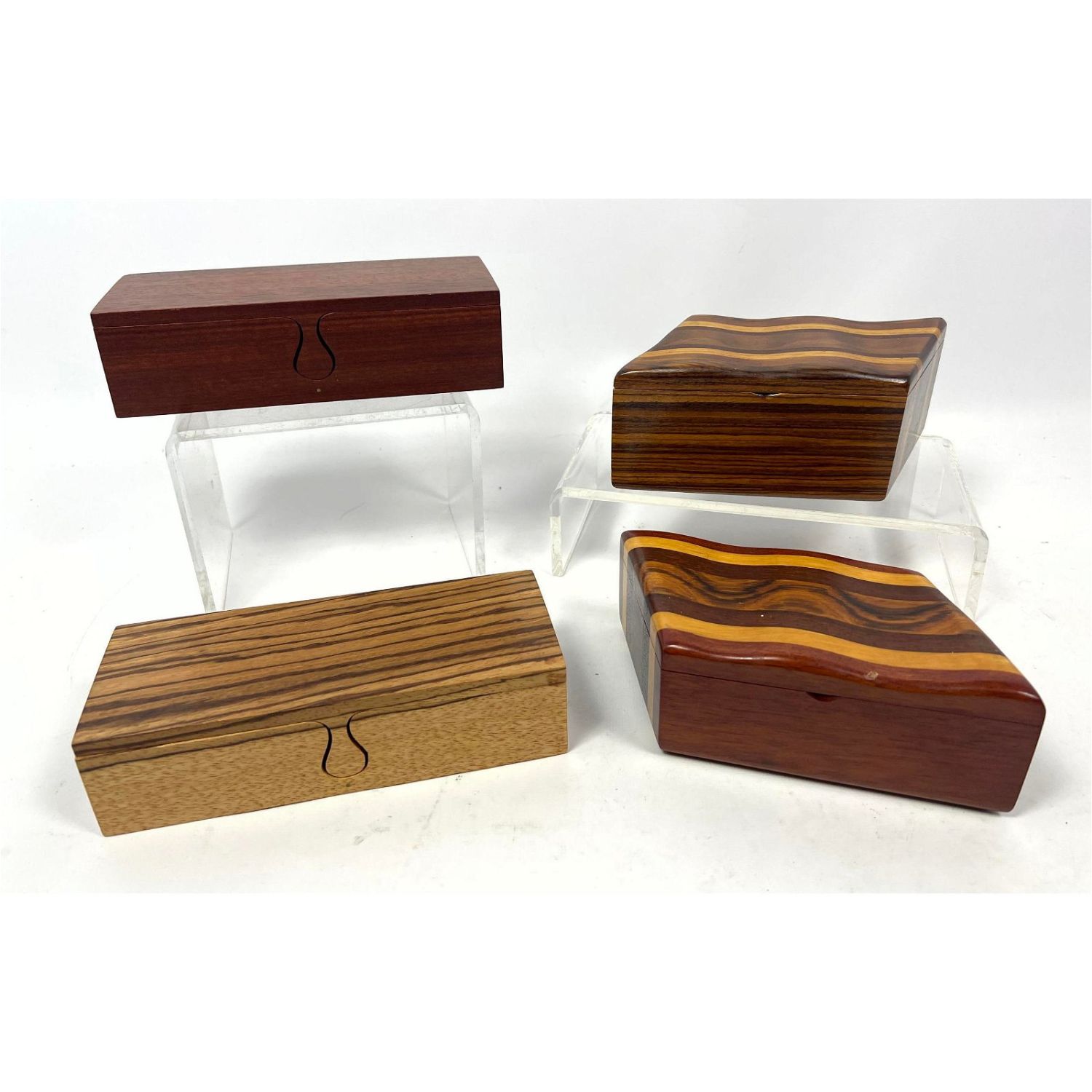 4pc Artisan Studio Wood Boxes and 362b97