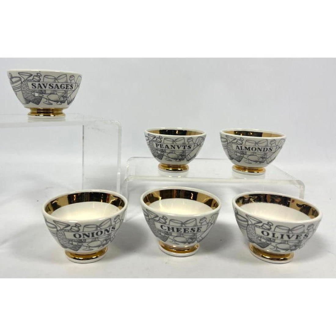 Set 6 PIERO FORNASETTI Italian