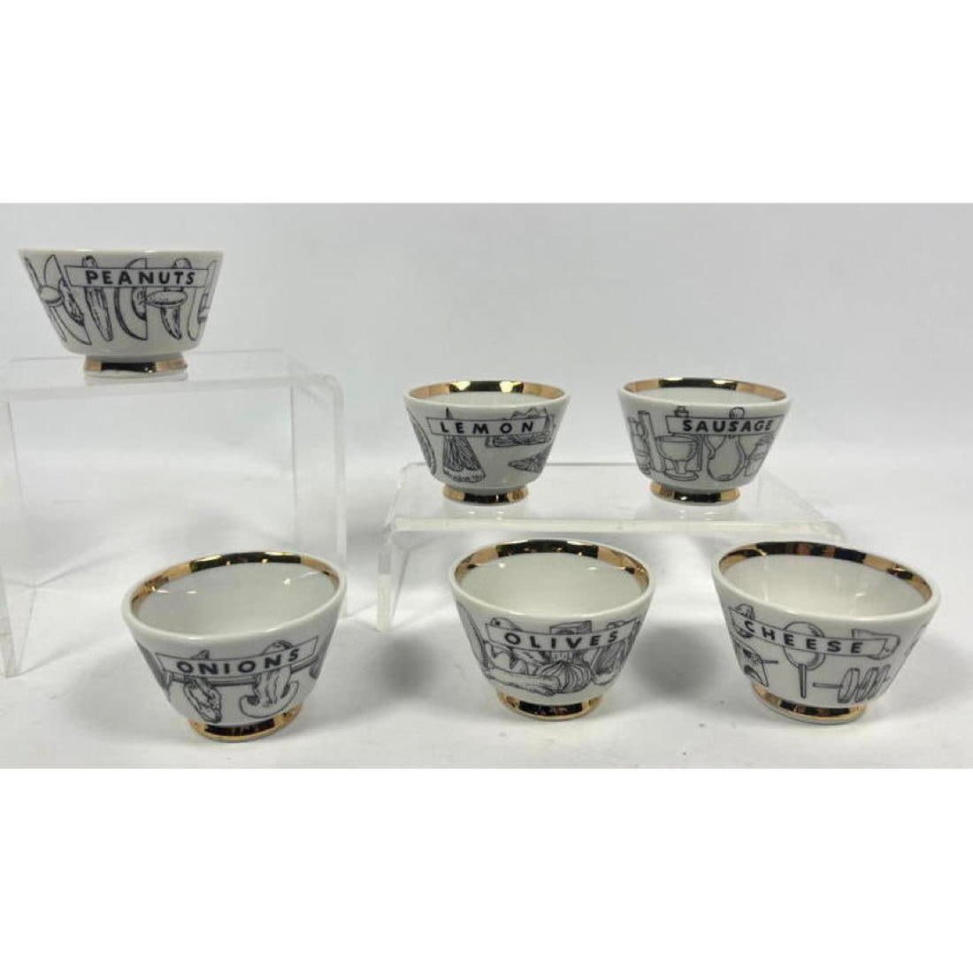 Set 6 PIERO FORNASETTI Attributed 362bae