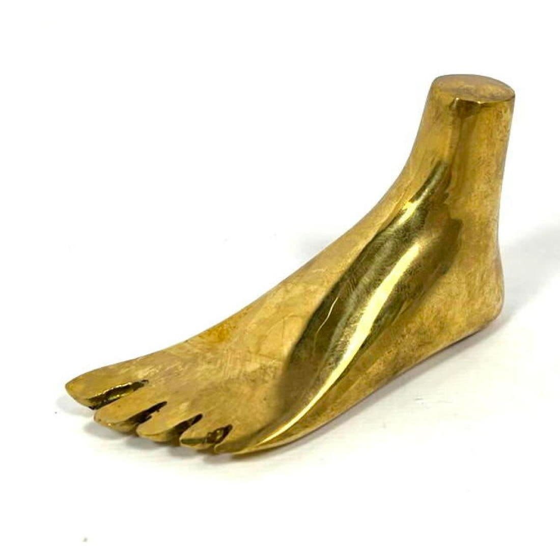 CARL AUBOCK Austrian Bronze Foot