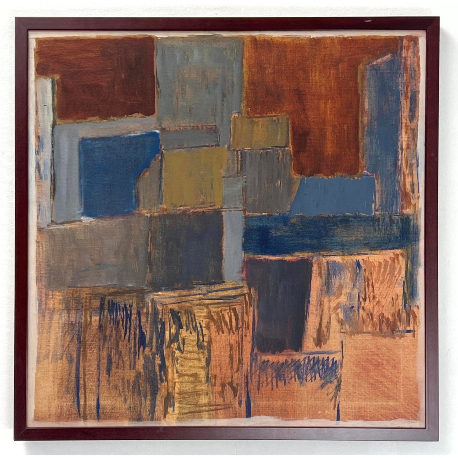 STUART EGNAL Modernist Abstract Oil