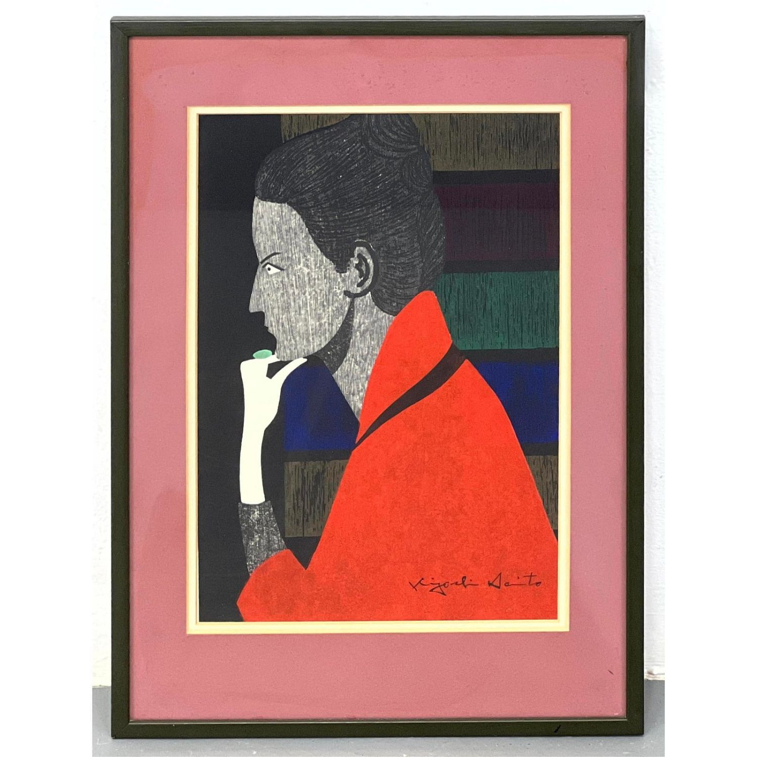 Kiyoshi Saito Portrait Woodblock 362c2f