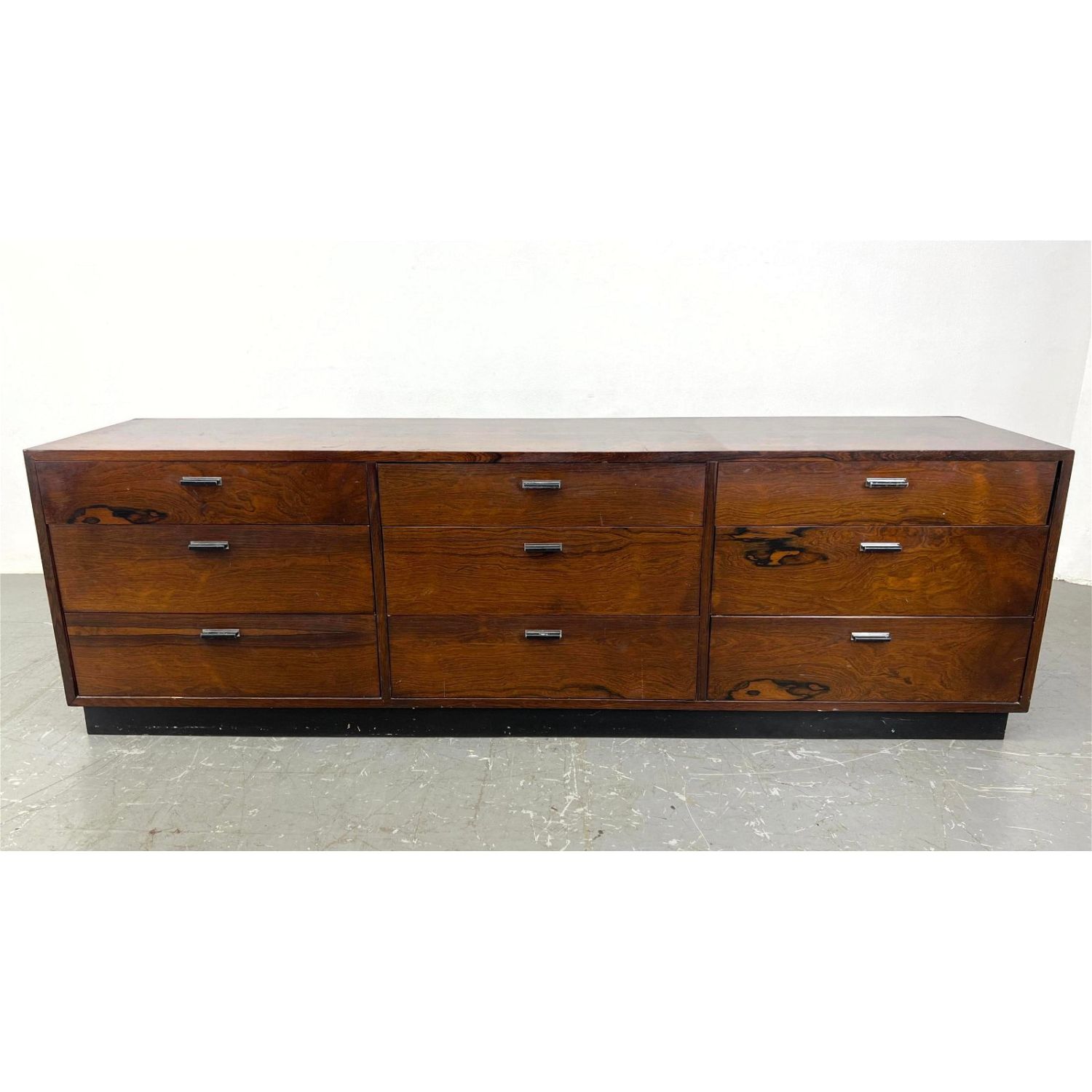 American Modern Rosewood Low Chest