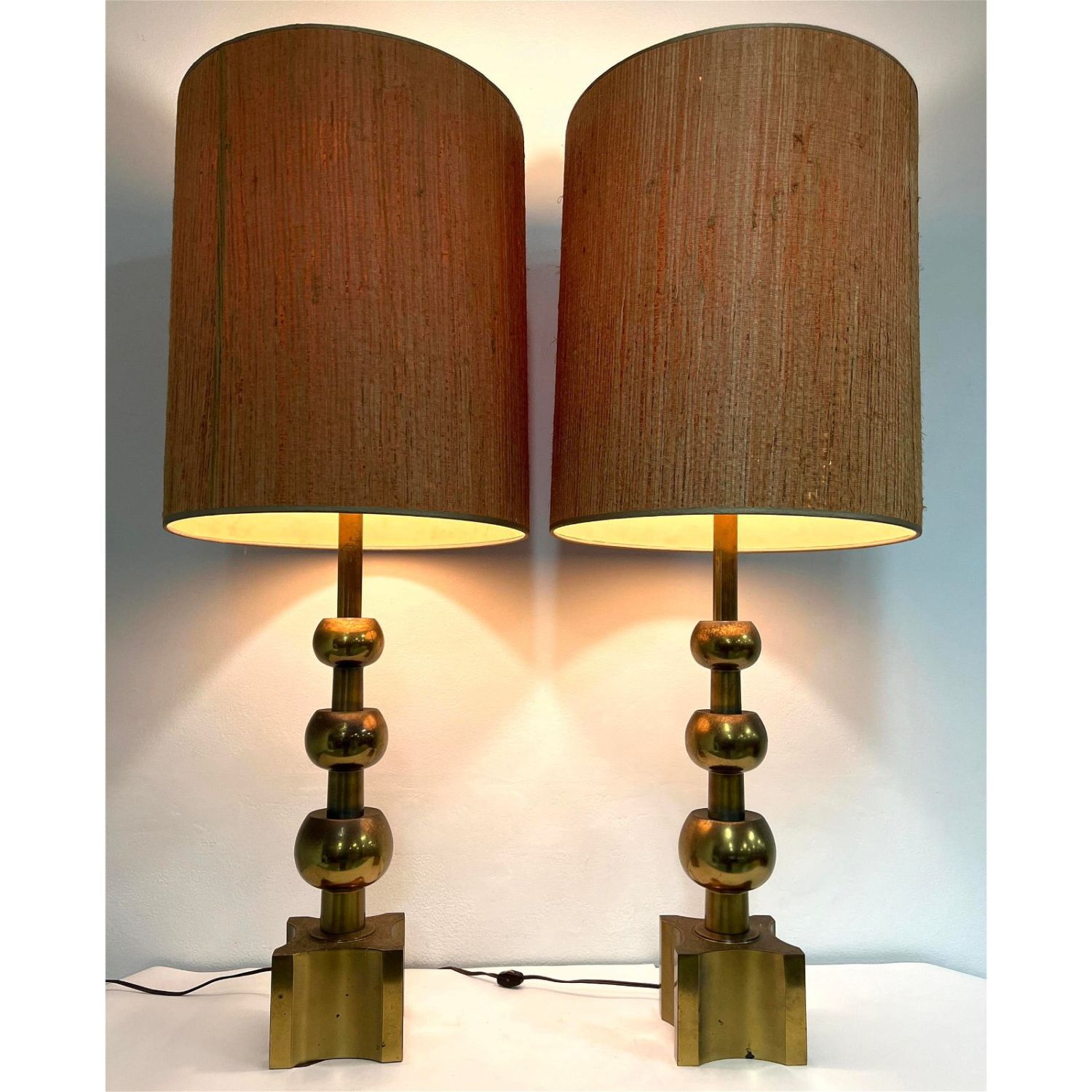 Pair Parzinger Stiffel Table Lamps.