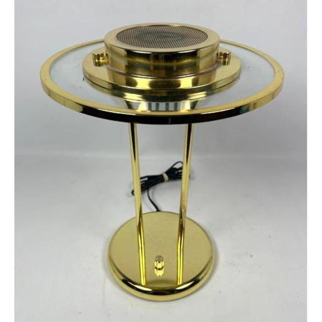 Brass Bankers style Desk Lamp. H: 16
