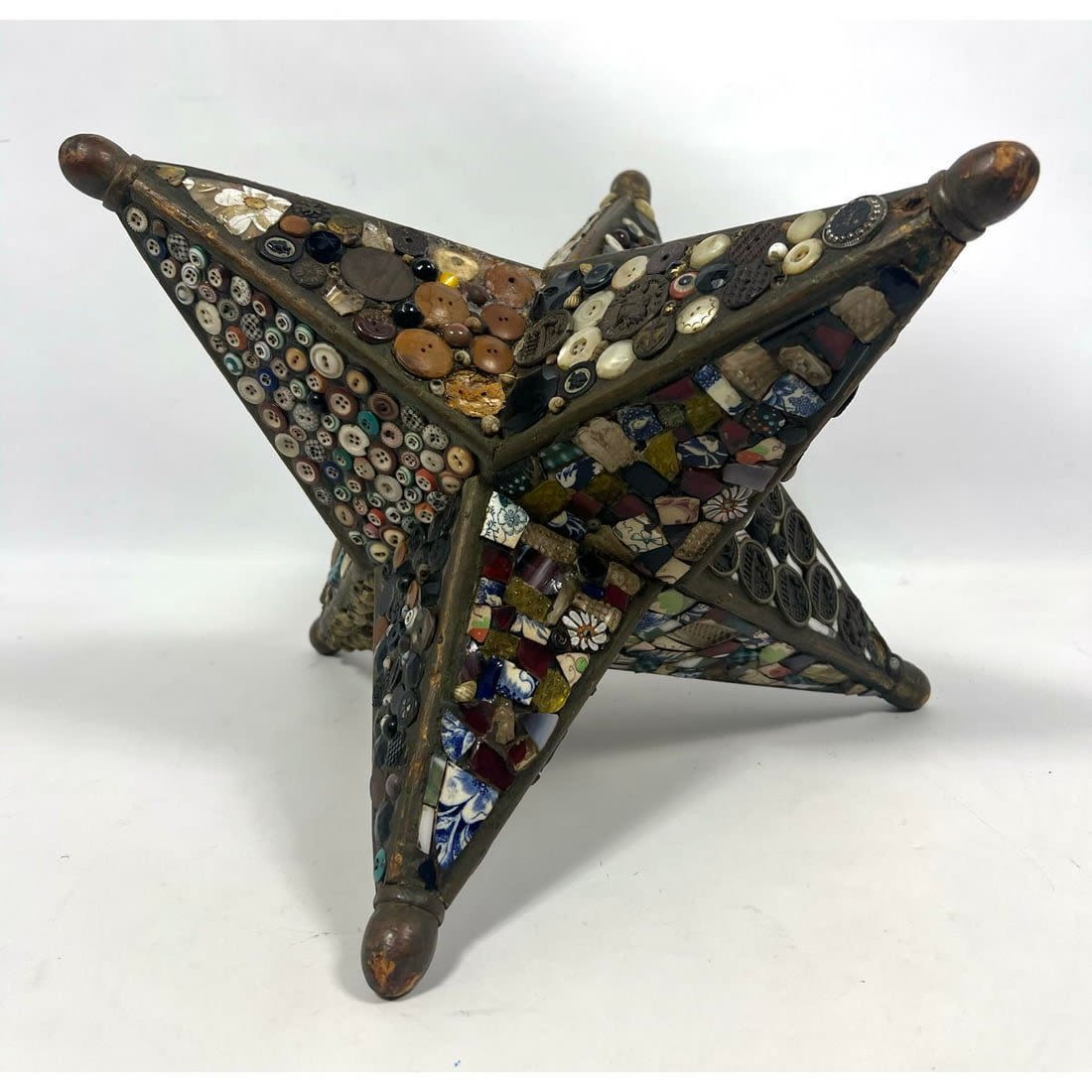 3D Wood Star Sculpture covered 362c8a