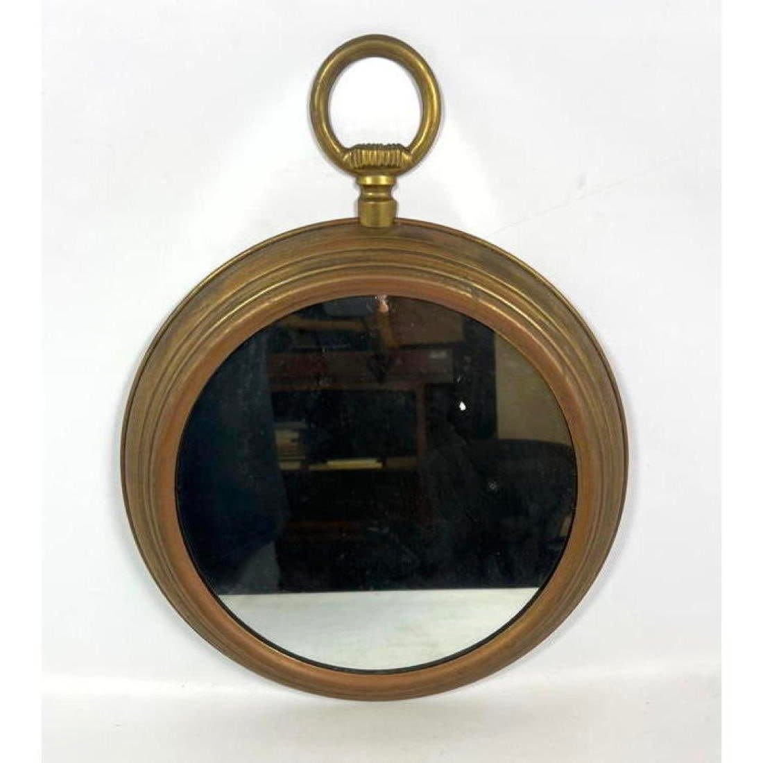 Metal Pocket Watch Form Framed 362c99