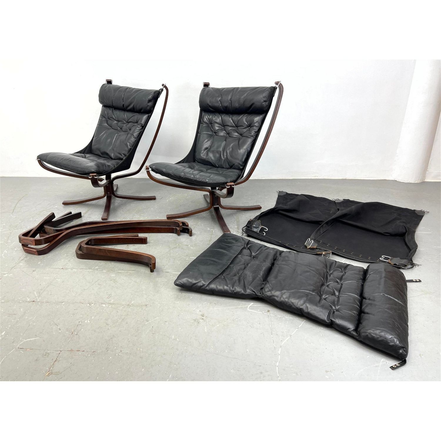 Pr Falcon chairs by SIGURD RUSSELL.