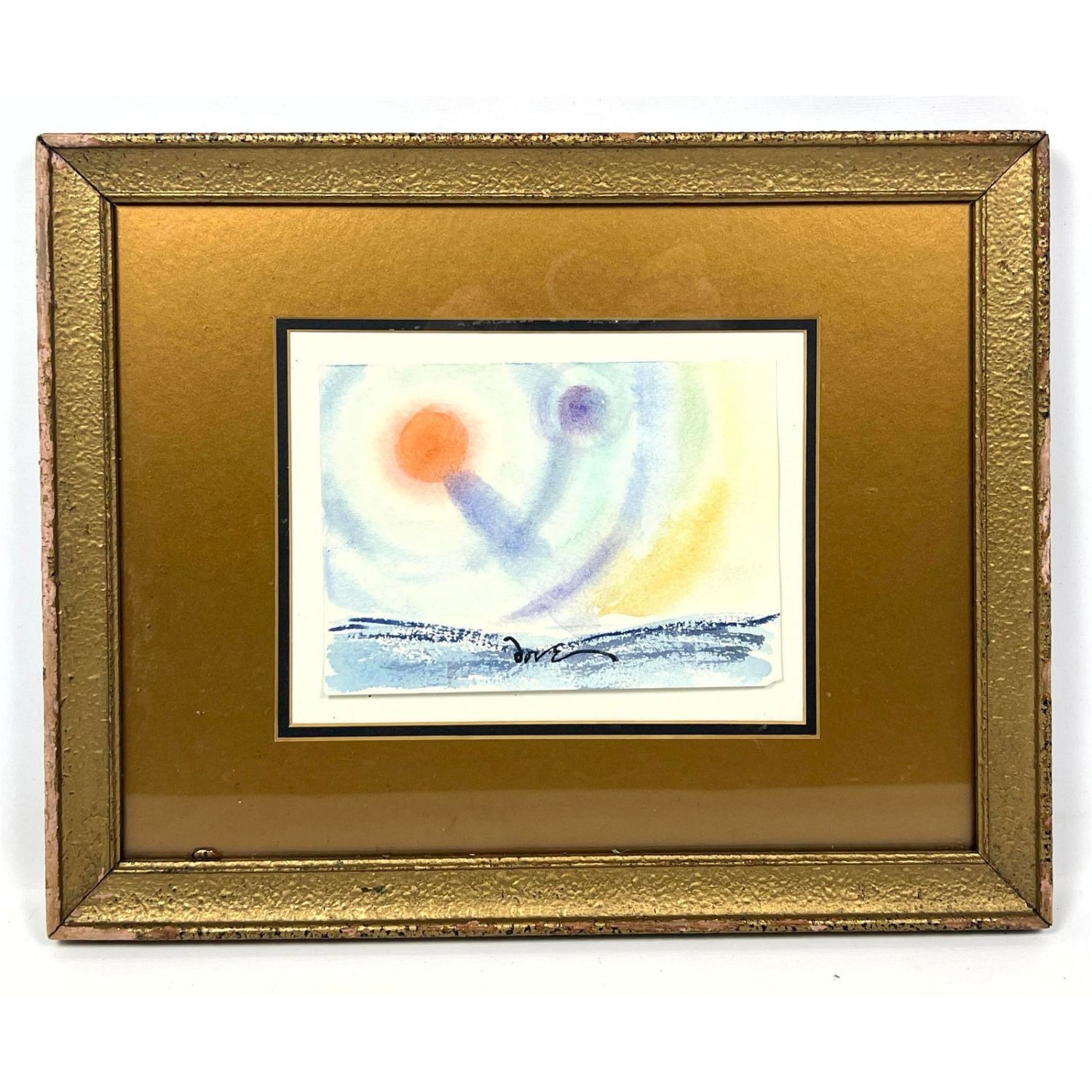 DOVE Signed Pastel Painting on 362cca