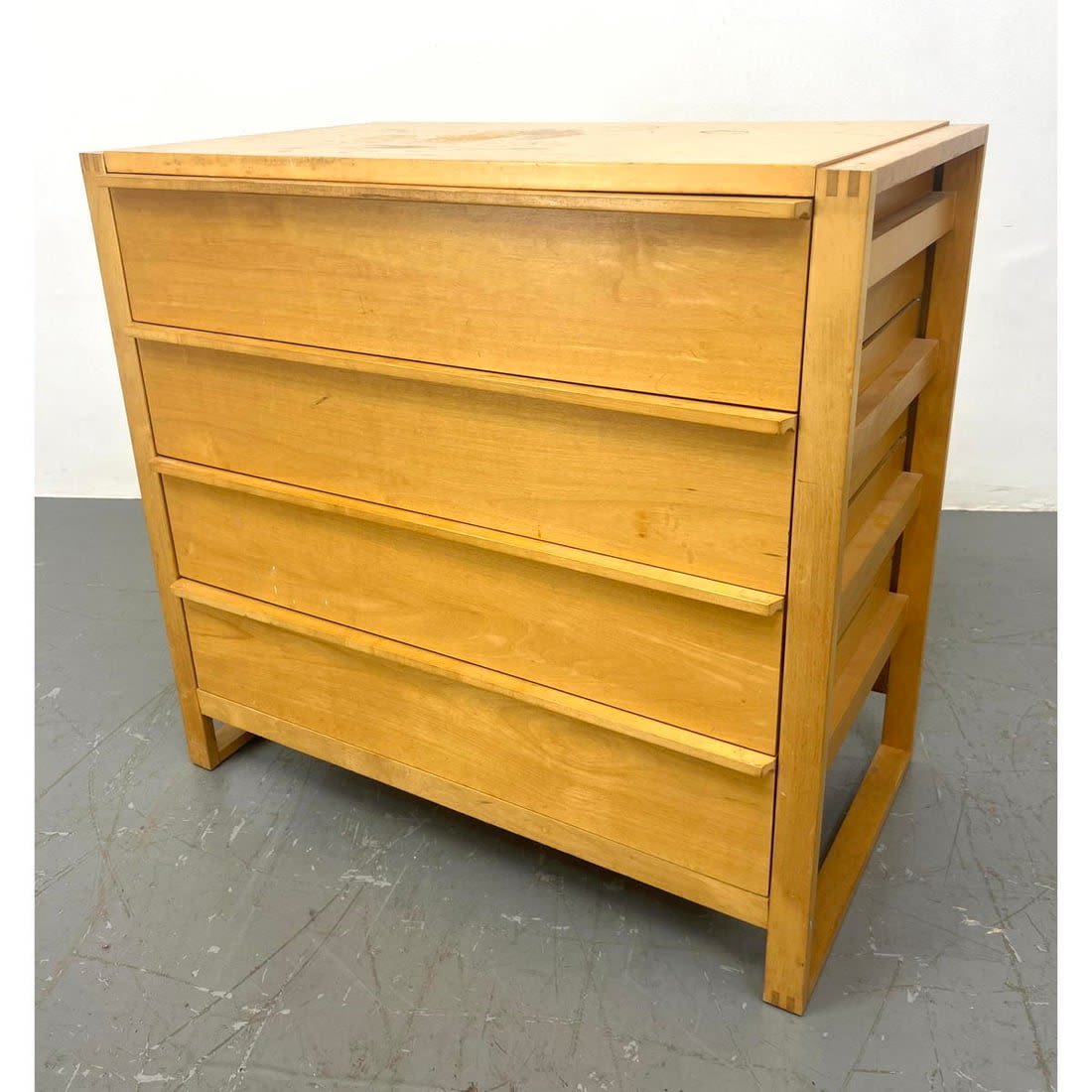 Swedish Modernist Blond Wood Dresser
