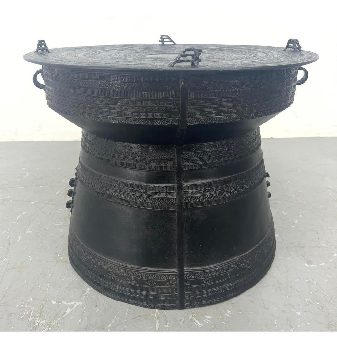 Southeast Asian Bronze Rain Drum