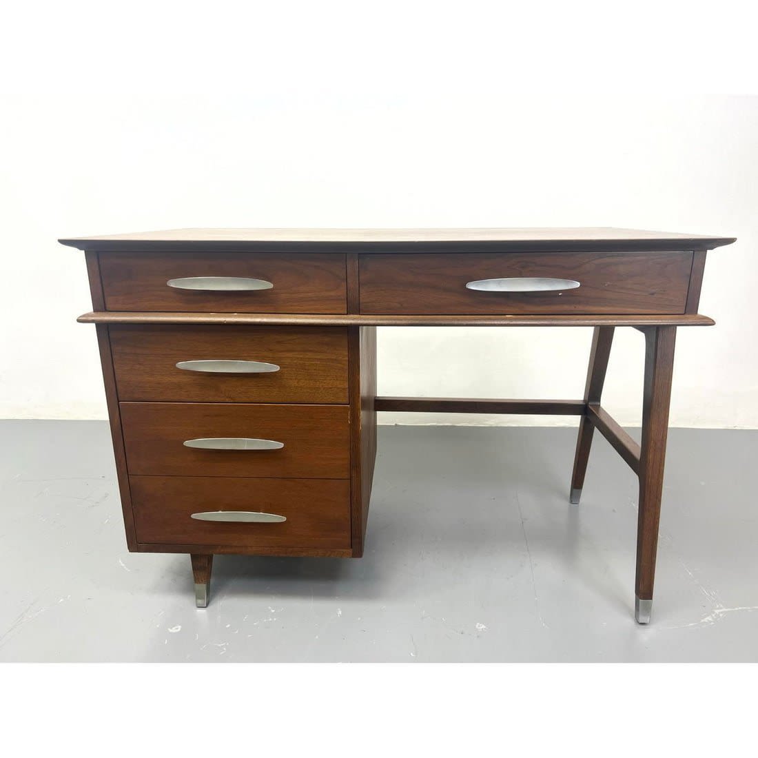 SLIGH American Modern Desk. Angled legs.